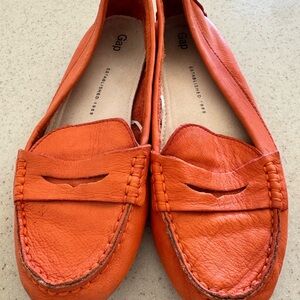GAP Women's Bright Orange Loafers